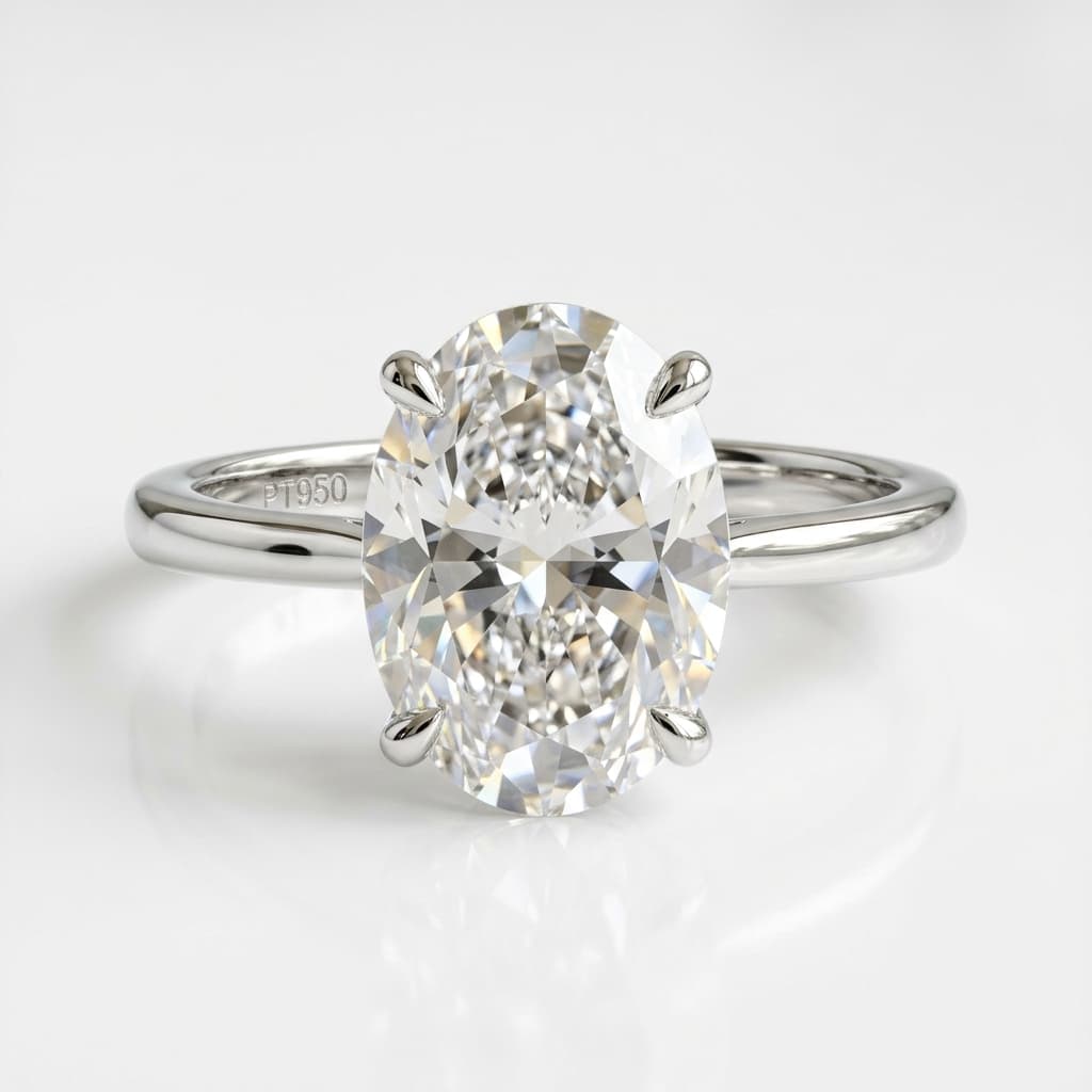 Diamond solitaire ring